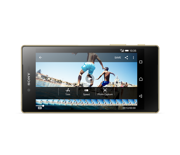 Sony Xperia Z5 Premium złoty + SmartBand Talk SWR30 - 261752 - zdjęcie 4